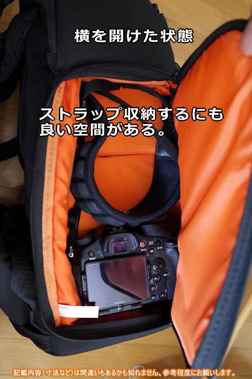 ソニー(SONY)バックパック（デイバック型)カメラバック LCS-BP3 詳細 